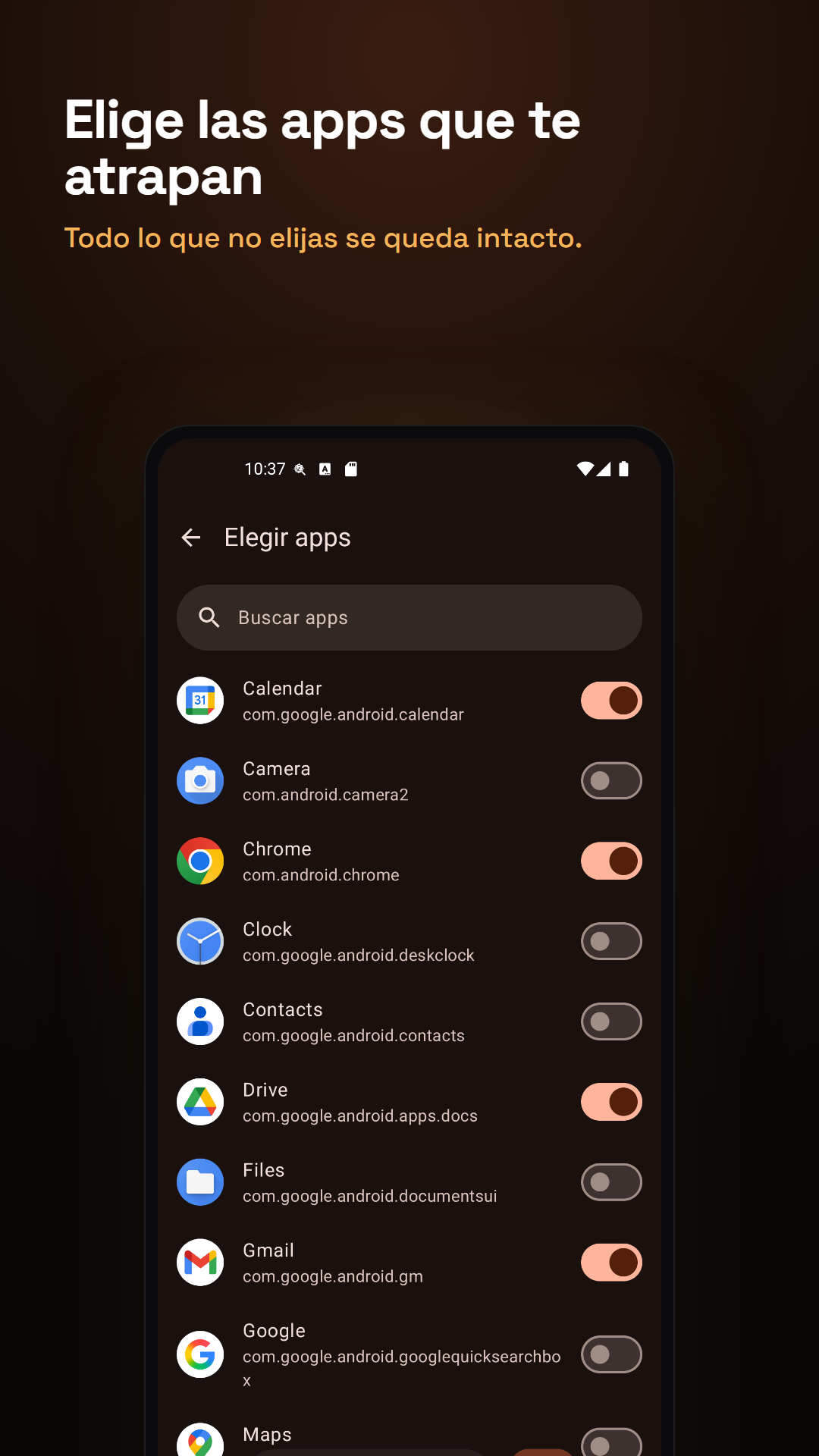 Elige las apps que te atrapan